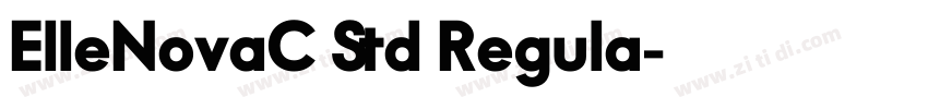 ElleNovaC Std Regula字体转换